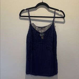 H&M Elegant Navy Lace Cami
